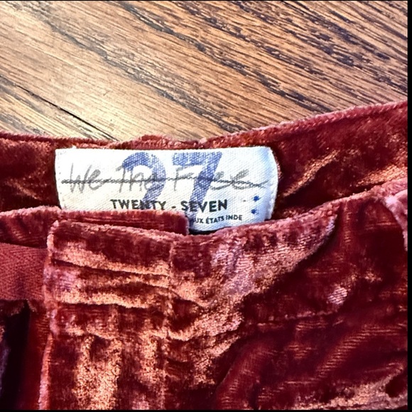 Free People Lotus Velvet Pants Size 27 - Picture 6 of 6